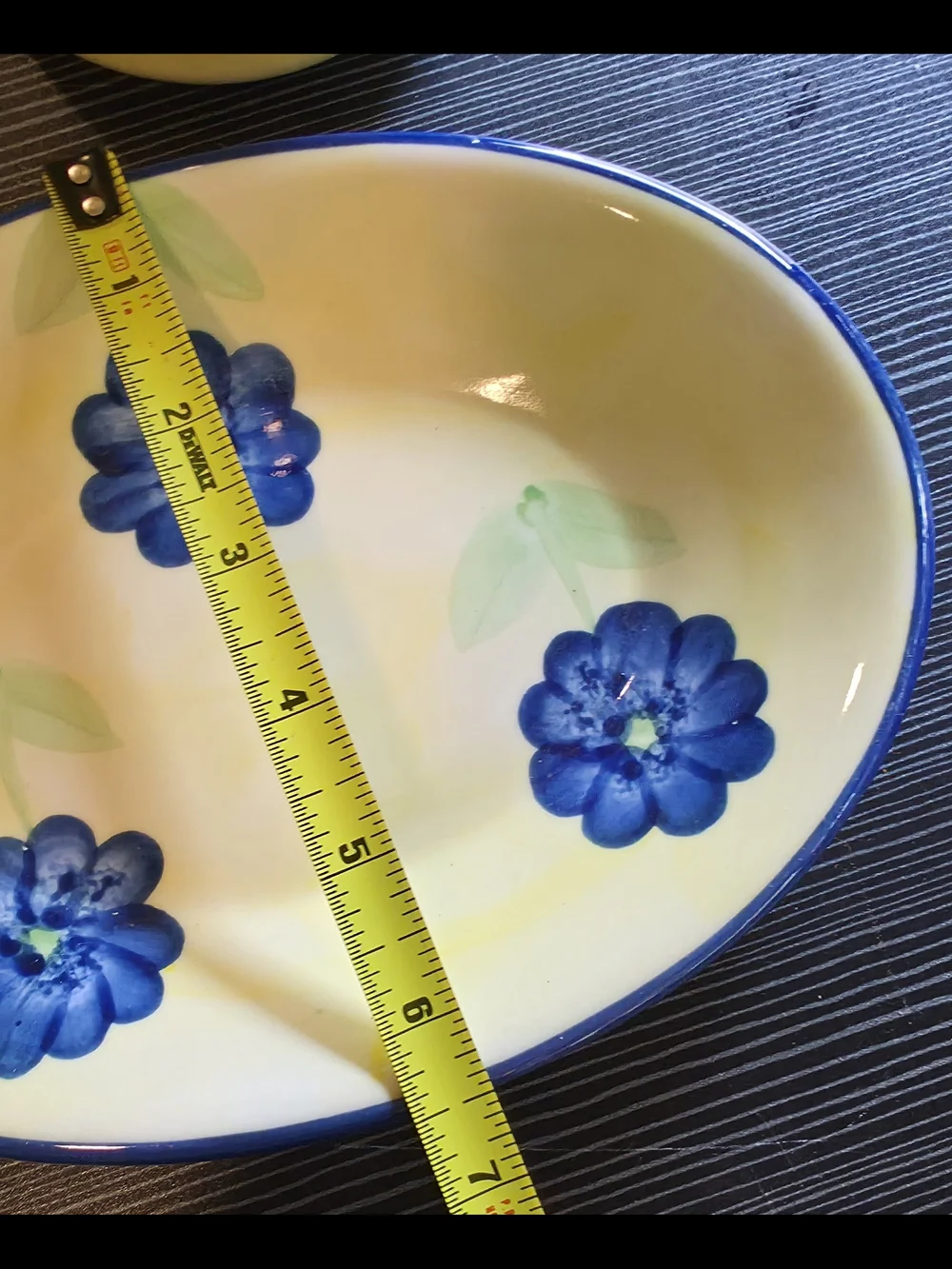 N/A blue bright ceramic